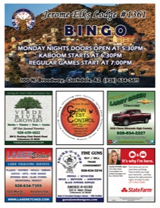 Jerome Elks 2020 Bingo Program