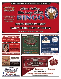 Chino Valley Elks 2022-A Bingo Program