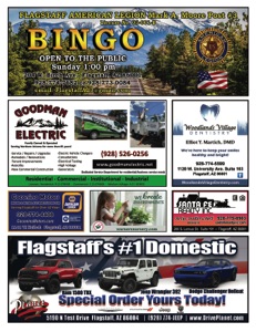 Flagstaff AL Sunday Bingo Program 2022