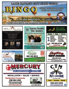 Lake Havasu Elks Lodge Bingo Program 2022-B