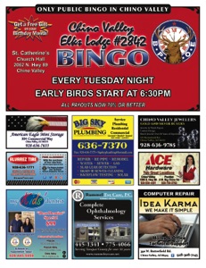 Chino Valley Elks 2023-B Bingo Program