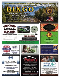 Flagstaff AL Sunday Bingo Program 2023