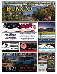 Flagstaff AL Wednesday Bingo Program 2024